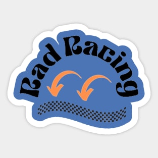 rad racing Sticker